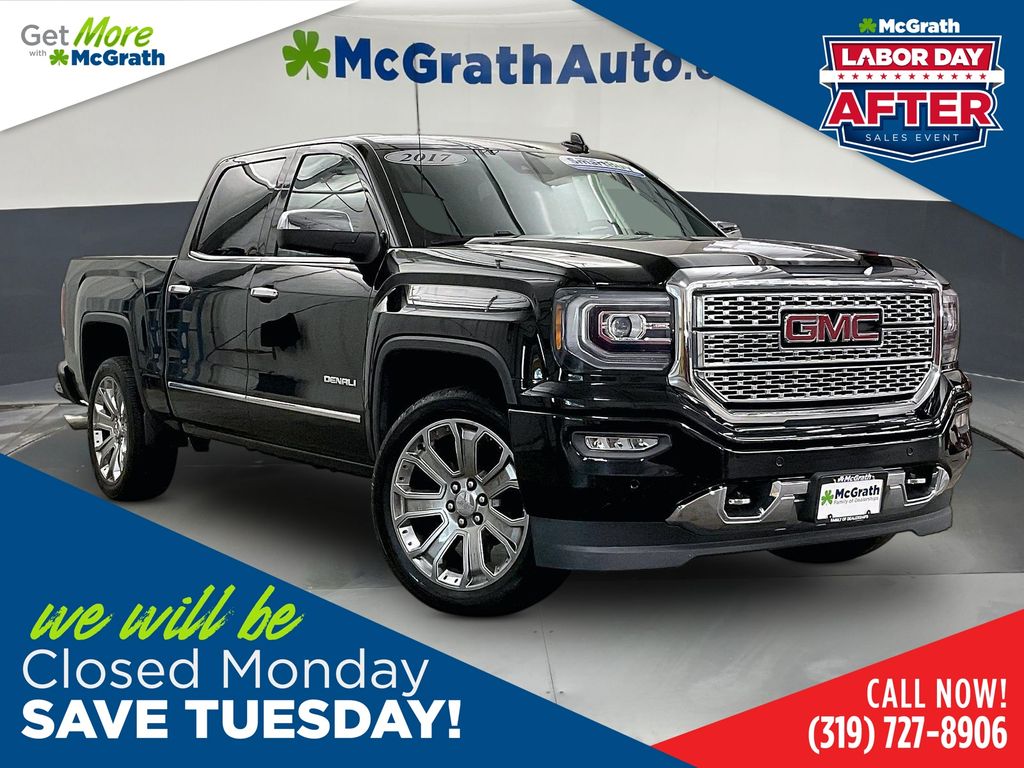 Onyx Black 2017 GMC Sierra 1500 Pickup Truck Four-Wheel Drive 8-Speed Automatic Overdrive