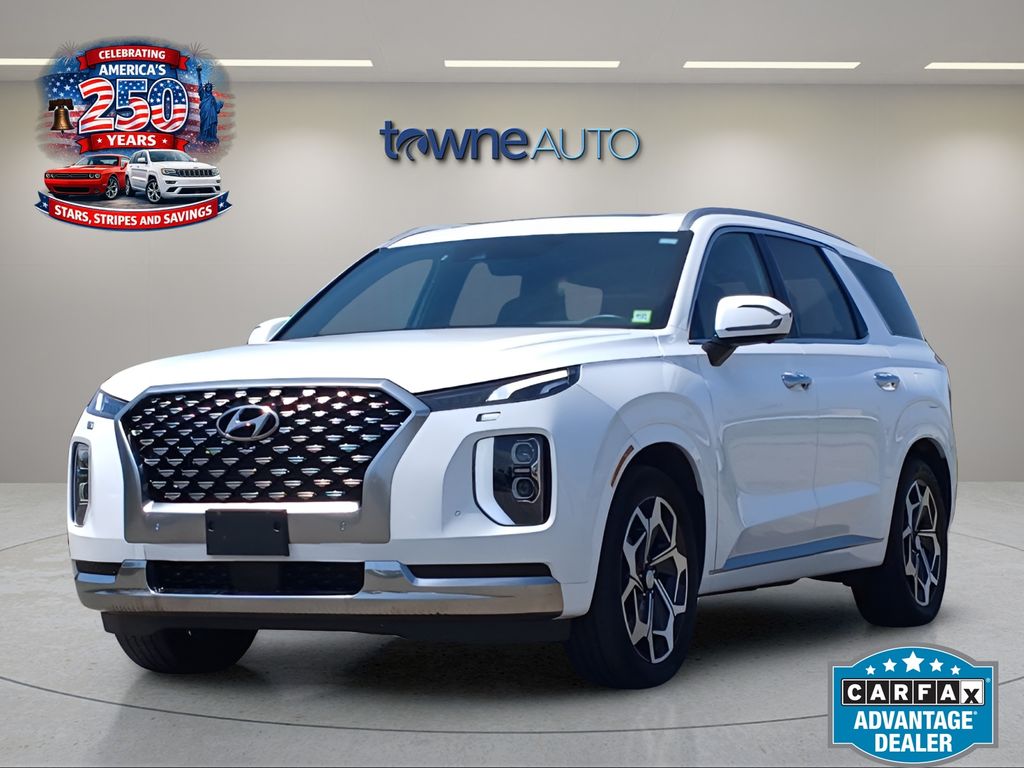 Hyper White 2022 Hyundai Palisade SUV / Crossover All-Wheel Drive 8-Speed Automatic