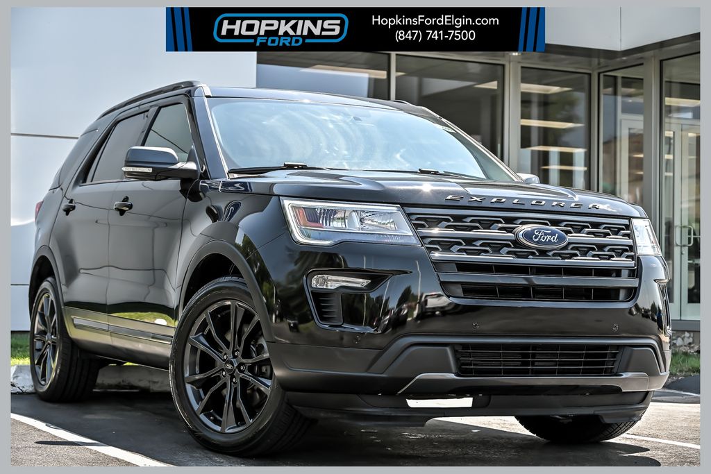 Black Metallic 2019 Ford Explorer SUV / Crossover All-Wheel Drive 6-Speed Automatic