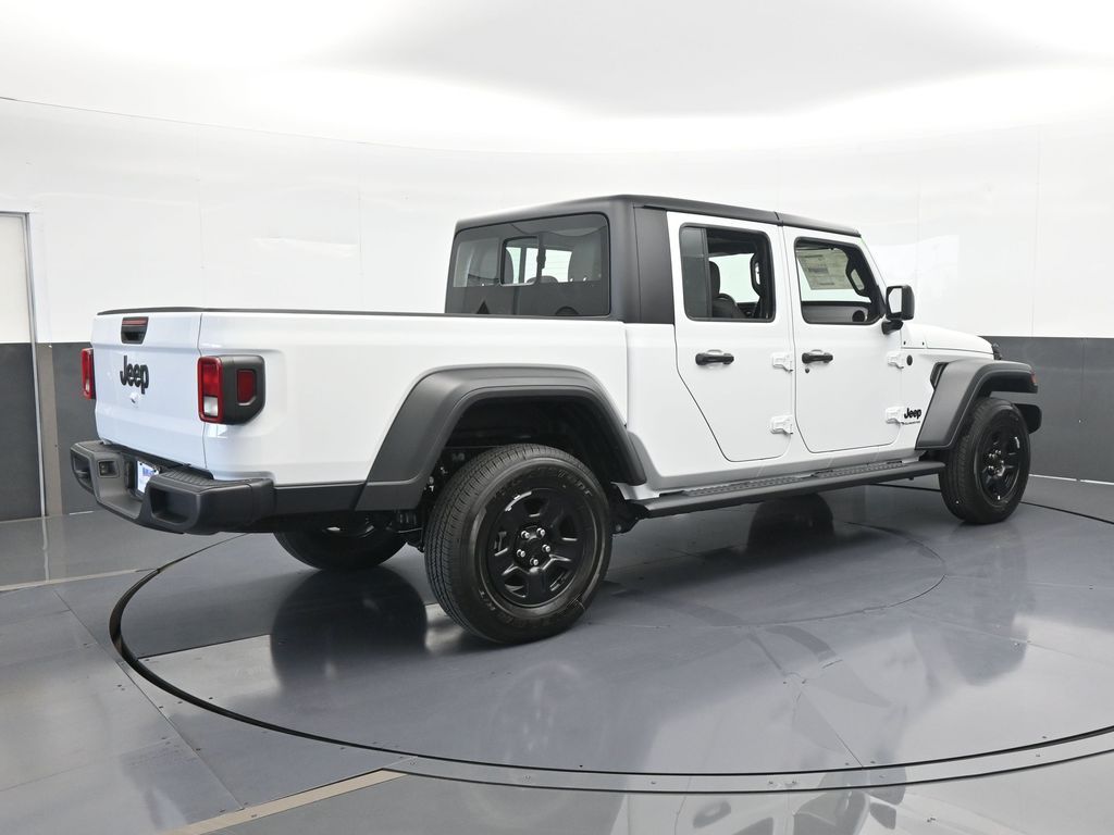 Used 2025 Bright White Clearcoat Jeep Sport image 6