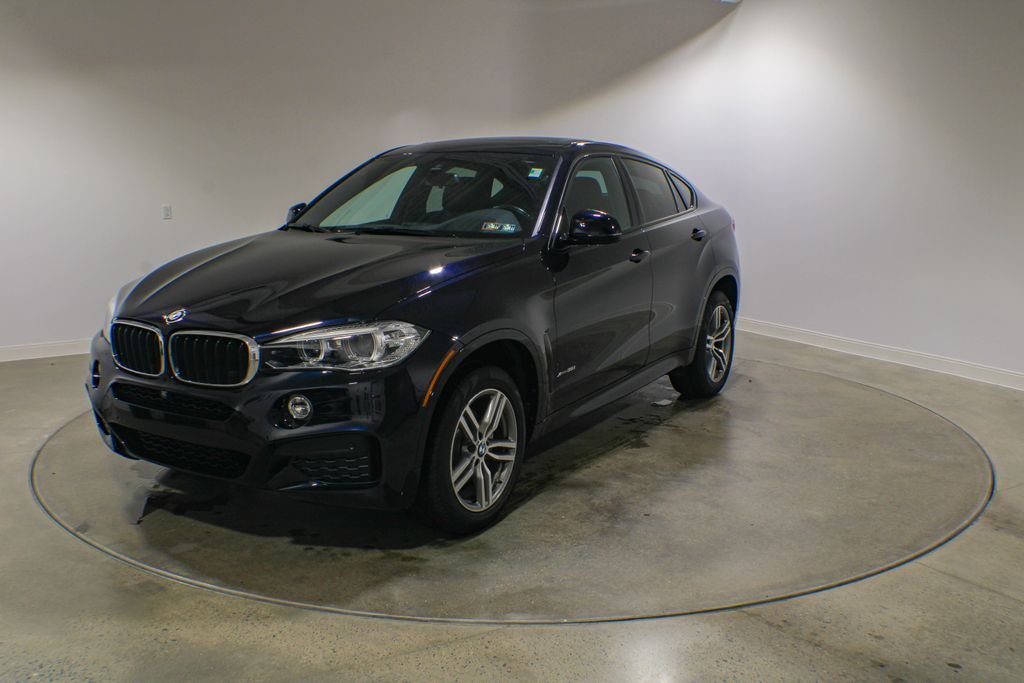 Carbon Black Metallic 2018 BMW X6 SUV / Crossover All-Wheel Drive 8-Speed Automatic