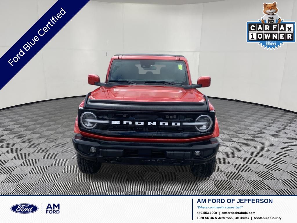 Chili Pepper Red 2022 Ford Bronco Outer Banks 4-Door 4WD SUV / Crossover Four-Wheel Drive Automatic