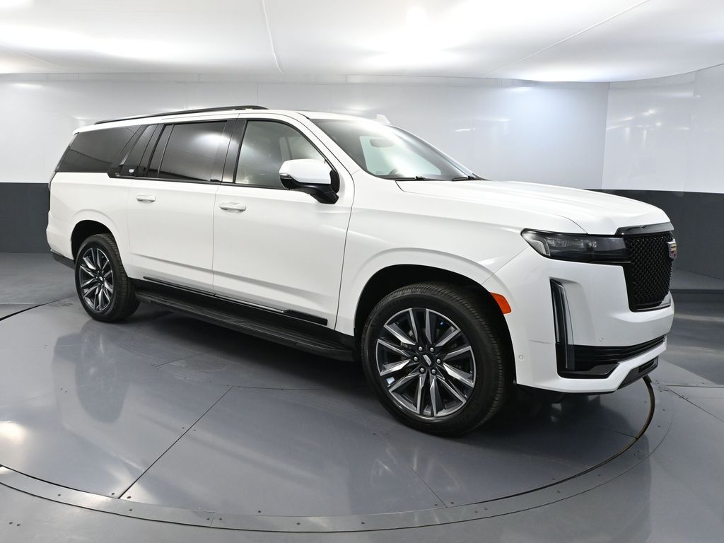 Crystal White Tricoat 2021 Cadillac Escalade ESV SUV / Crossover Four-Wheel Drive