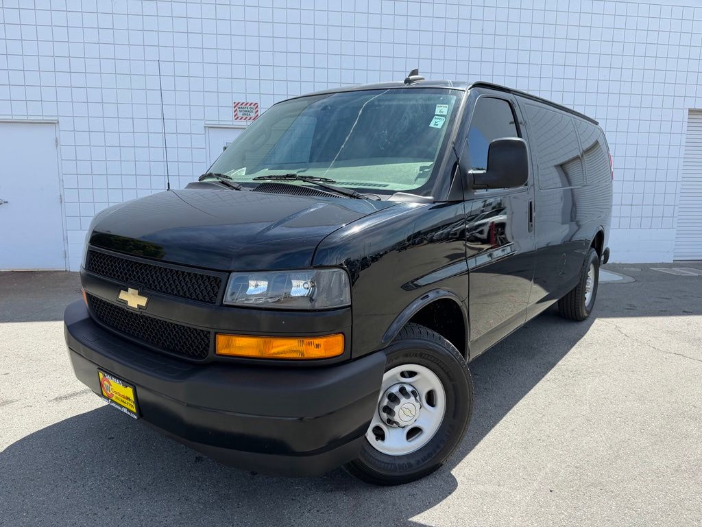 Black 2021 Chevrolet Express Cargo Van Rear-Wheel Drive 6-Speed Automatic Overdrive