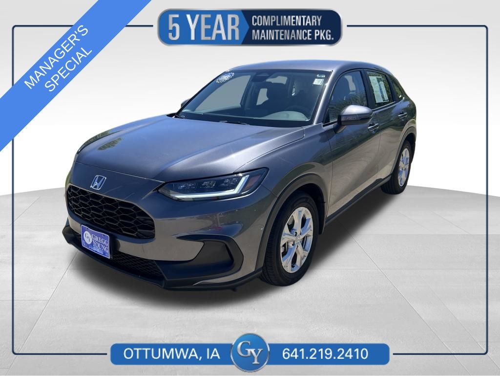 Gray (Modern Steel Metallic) 2024 Honda HR-V SUV / Crossover All-Wheel Drive Continuously Variable Transmission