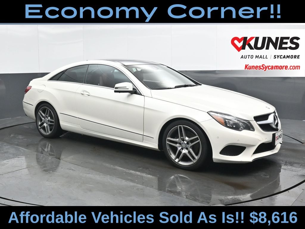 Diamond White Metallic 2014 Mercedes-Benz E-Class E 350 Coupe 4MATIC Coupe All-Wheel Drive 7-Speed Automatic