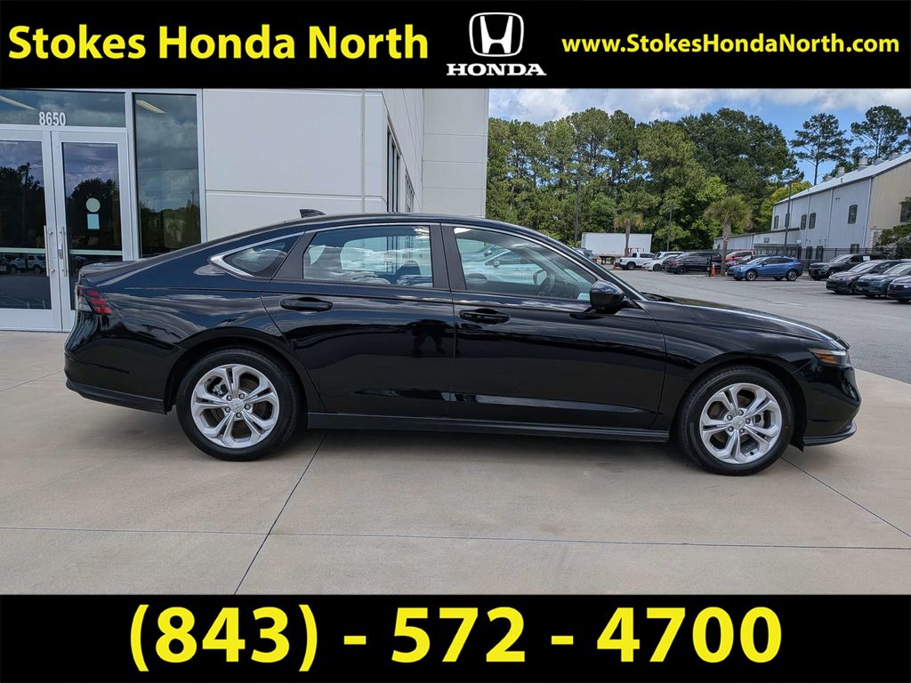 2025 Honda Accord LX Black at Stokes Honda North