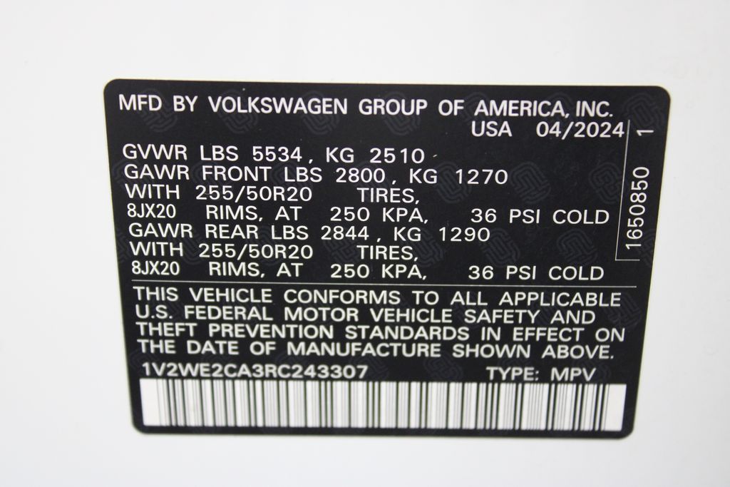 used 2024 Volkswagen Atlas Cross Sport car, priced at $32,499