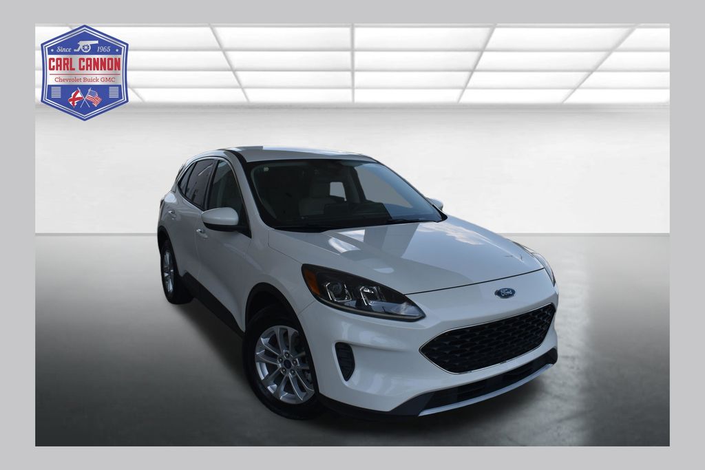 White Metallic 2020 Ford Escape SUV / Crossover Front-Wheel Drive 8-Speed Automatic