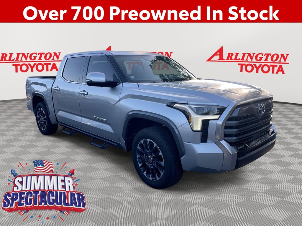 Celestial Silver Metallic 2023 Toyota Tundra Pickup Truck Four-Wheel Drive Automatic