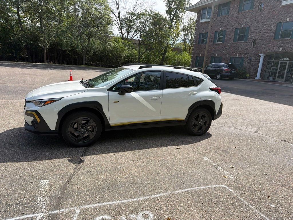 Crystal White Pearl 2024 Subaru Crosstrek SUV / Crossover All-Wheel Drive Continuously Variable Transmission