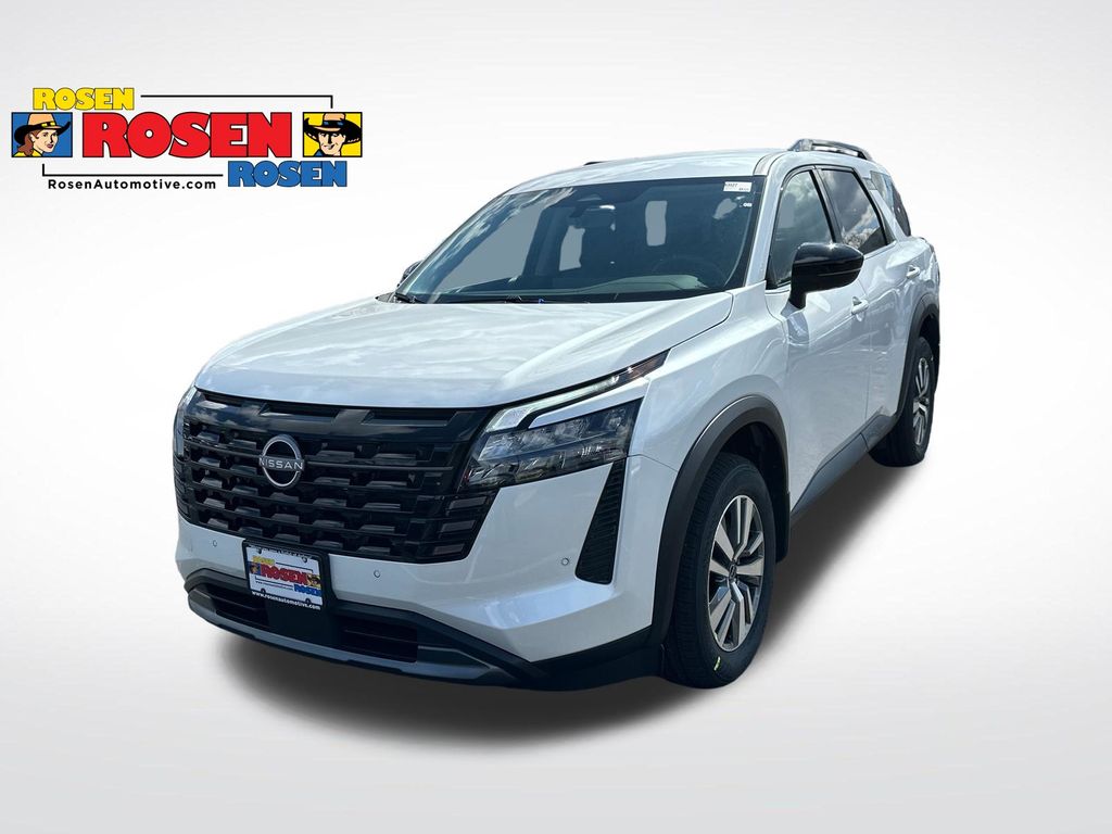 Everest White Pearl Tricoat 2026 Nissan Pathfinder SUV / Crossover All-Wheel Drive 9-Speed Automatic