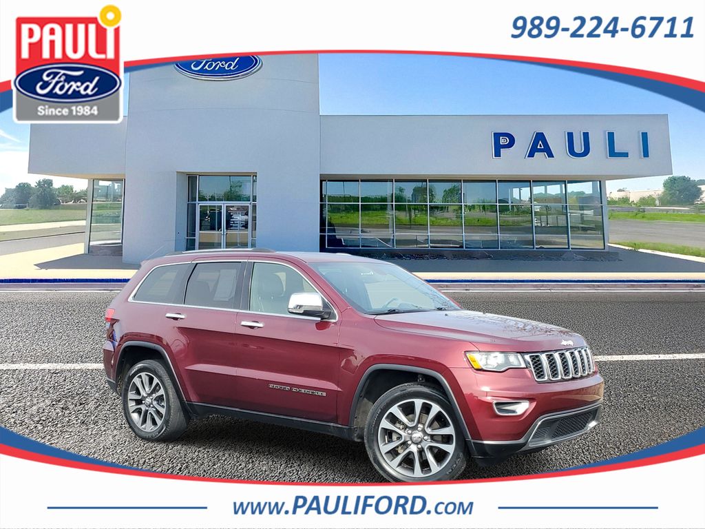 Velvet Red Pearlcoat 2018 Jeep Grand Cherokee Limited 4WD SUV / Crossover Four-Wheel Drive 8-Speed Automatic