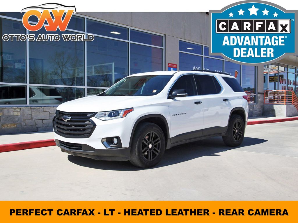 Summit White 2020 Chevrolet Traverse LT Cloth FWD SUV / Crossover Front-Wheel Drive 9-Speed Automatic