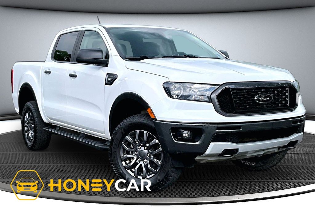 Oxford White 2021 Ford Ranger Pickup Truck Four-Wheel Drive Automatic