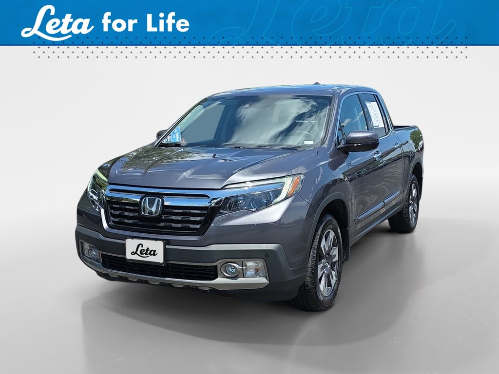 Gray 2018 Honda Ridgeline RTL-E AWD Pickup Truck All-Wheel Drive 6-Speed Automatic