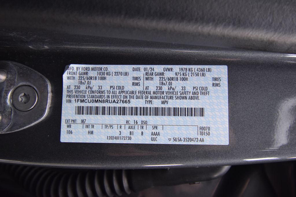 used 2024 Ford Escape car, priced at $21,500