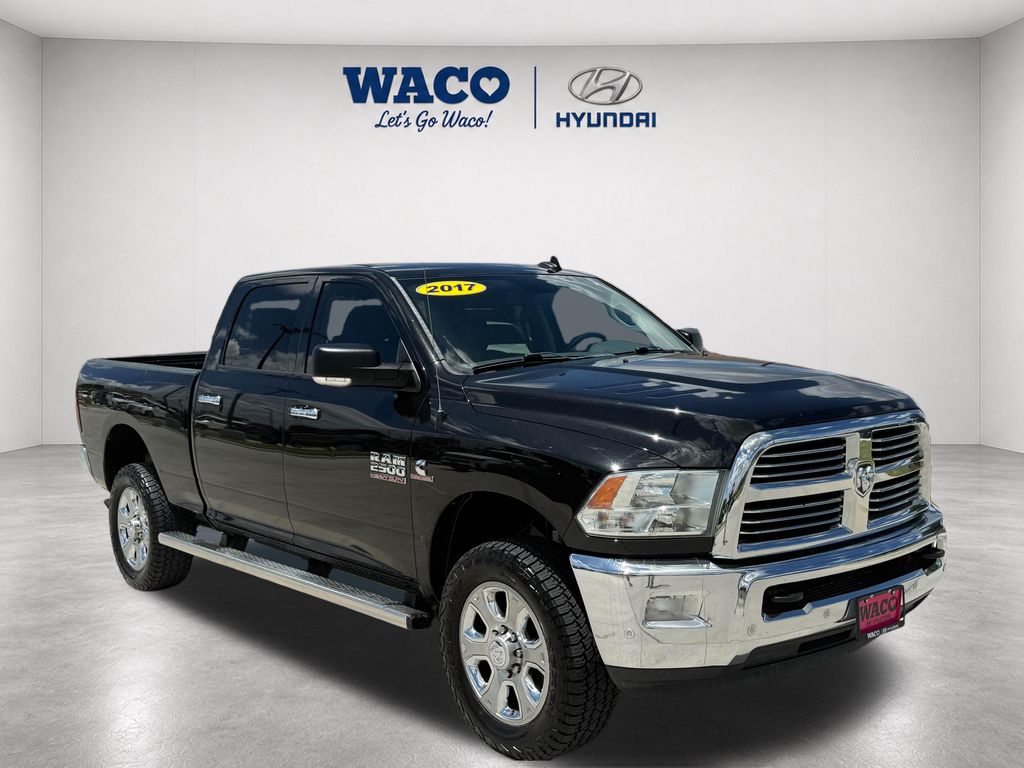 Brilliant Black Crystal Pearlcoat 2017 RAM 2500 Lone Star Crew Cab 4WD Pickup Truck Four-Wheel Drive 6-Speed Automatic