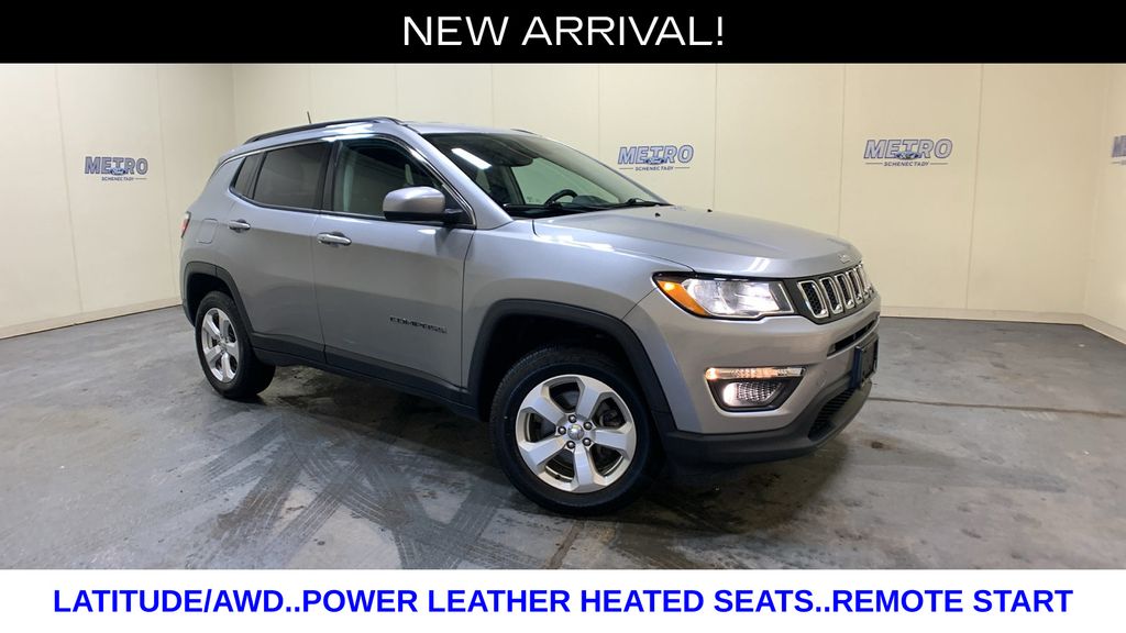 Billet Silver Metallic Clearcoat 2020 Jeep Compass Latitude 4WD SUV / Crossover Four-Wheel Drive 9-Speed Automatic