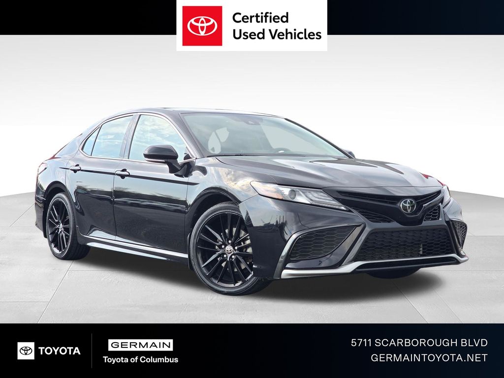 Midnight Black Metallic 2023 Toyota Camry Sedan Front-Wheel Drive 8-Speed Automatic
