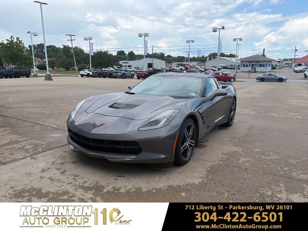 Shark Gray Metallic 2016 Chevrolet Corvette Stingray 2LT Coupe RWD Coupe Rear-Wheel Drive 7-Speed Manual