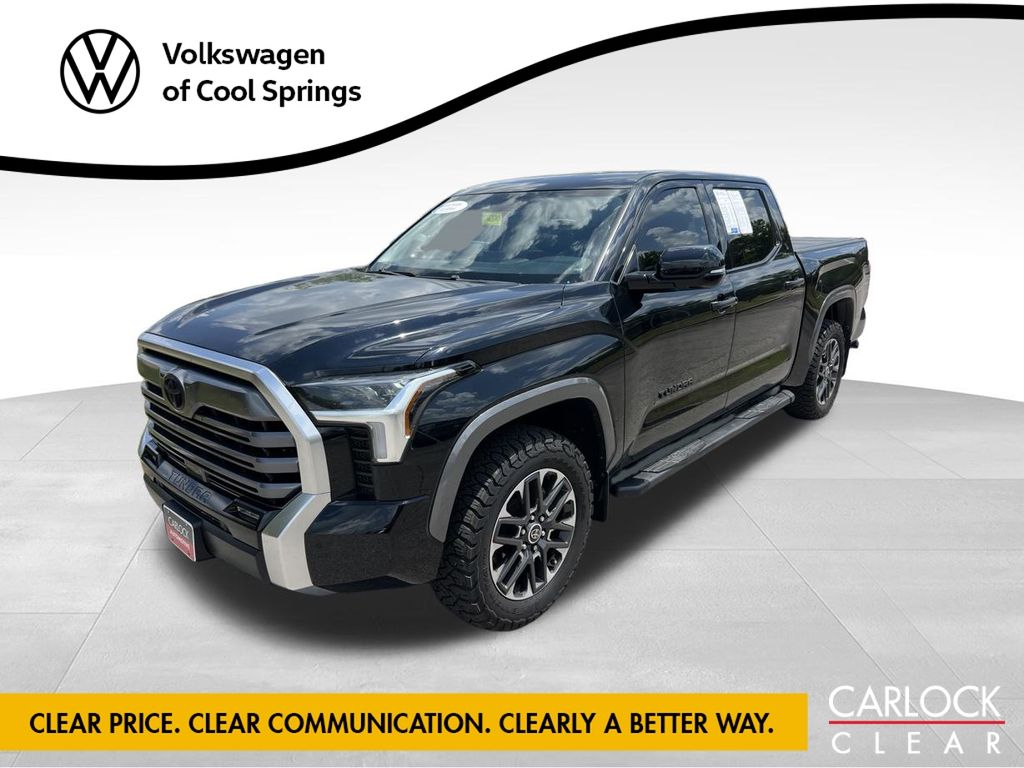 Midnight Black Metallic 2024 Toyota Tundra Pickup Truck Four-Wheel Drive Automatic