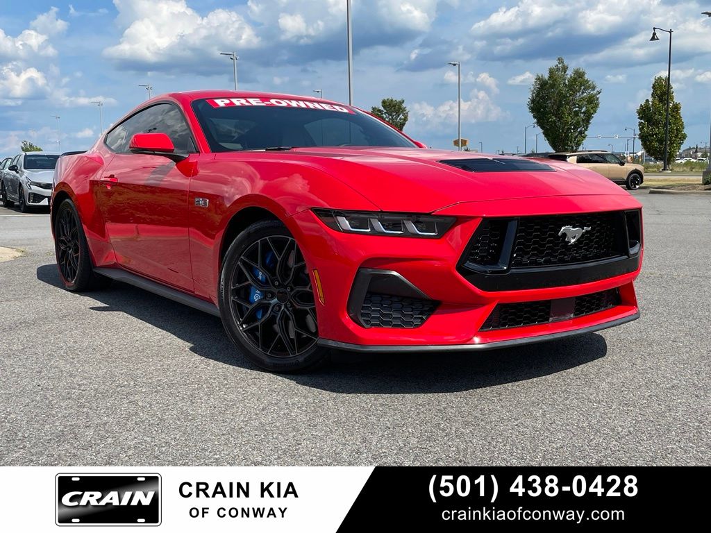 Race Red 2024 Ford Mustang Coupe Rear-Wheel Drive Automatic