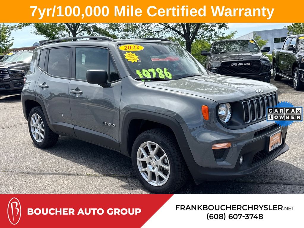 Certified Pre-Owned 2022 Jeep Renegade Latitude 4D Sport Utility