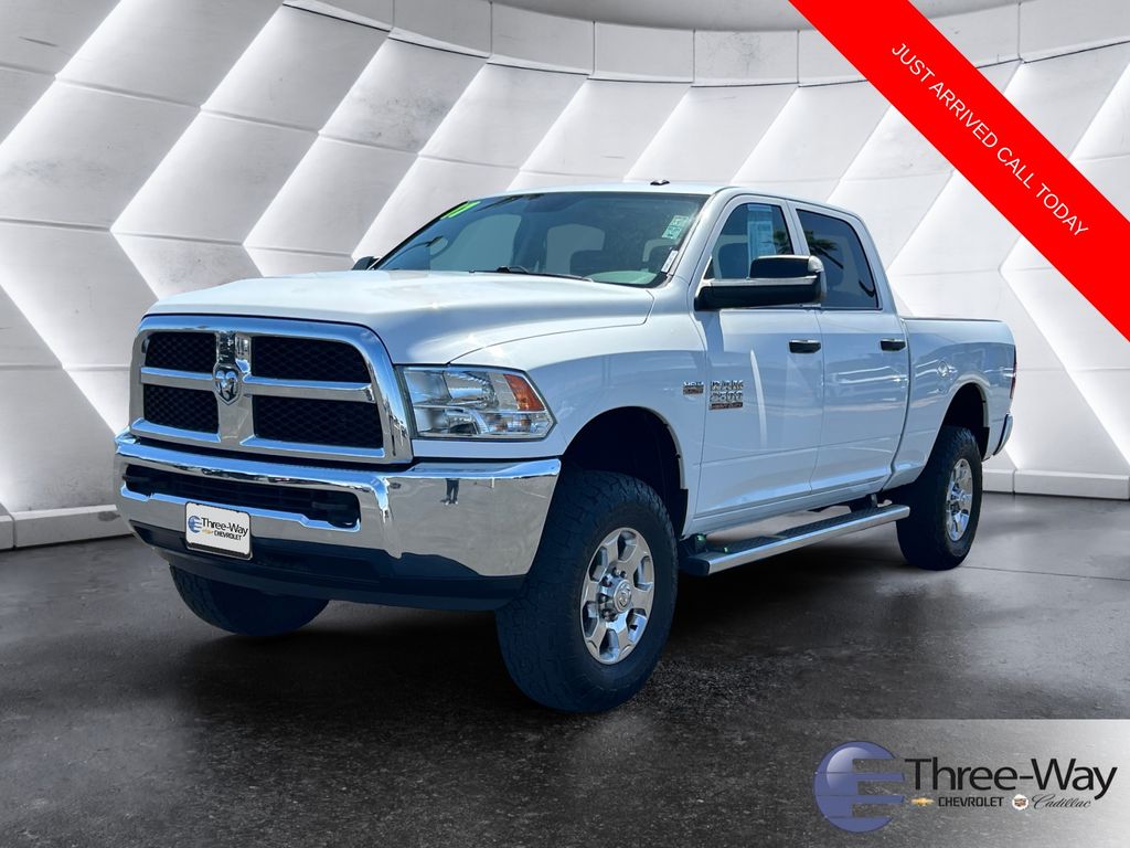 Bright White Clearcoat 2017 RAM 2500 Tradesman Crew Cab 4WD Pickup Truck Four-Wheel Drive 6-Speed Automatic