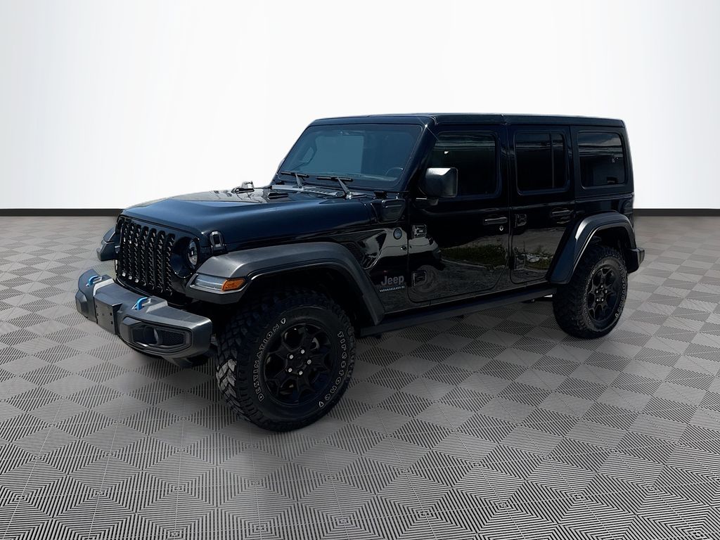 Black Clearcoat 2023 Jeep Wrangler 4xe Willys 4WD SUV / Crossover Four-Wheel Drive 8-Speed Automatic