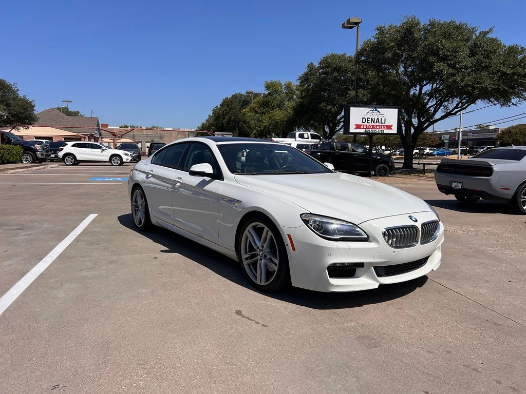 Alpine White 2016 BMW 6 Series Sedan Rear-Wheel Drive 8-Speed Automatic