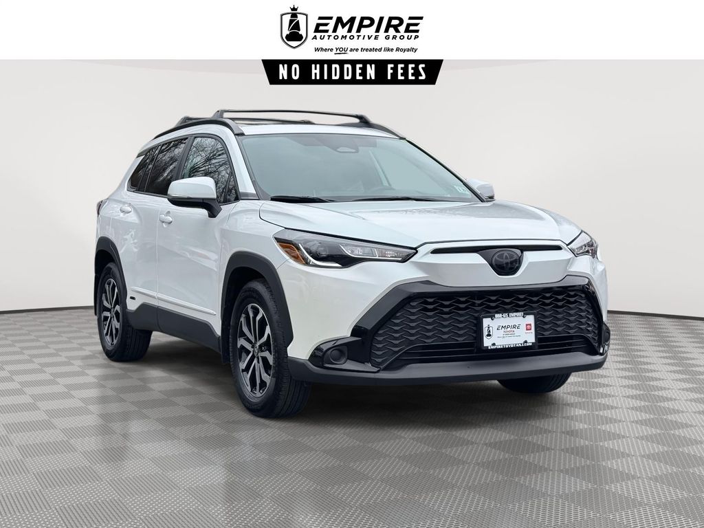 White (Wind Chill Pearl) 2024 Toyota Corolla Cross Hybrid SE AWD SUV / Crossover All-Wheel Drive Automatic