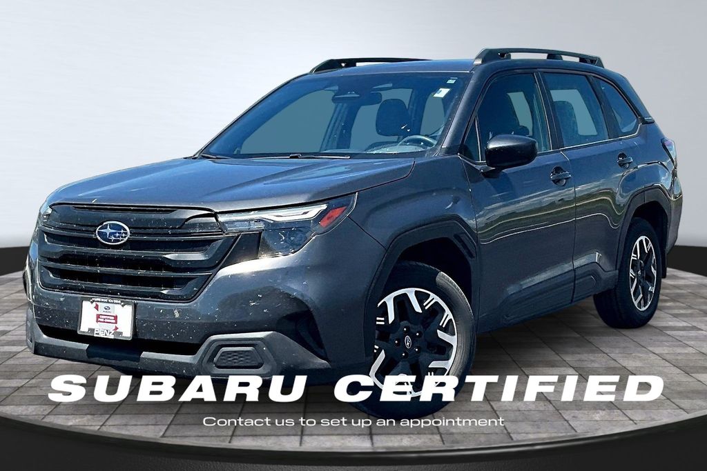 Magnetite Gray Metallic 2025 Subaru Forester SUV / Crossover All-Wheel Drive Continuously Variable Transmission