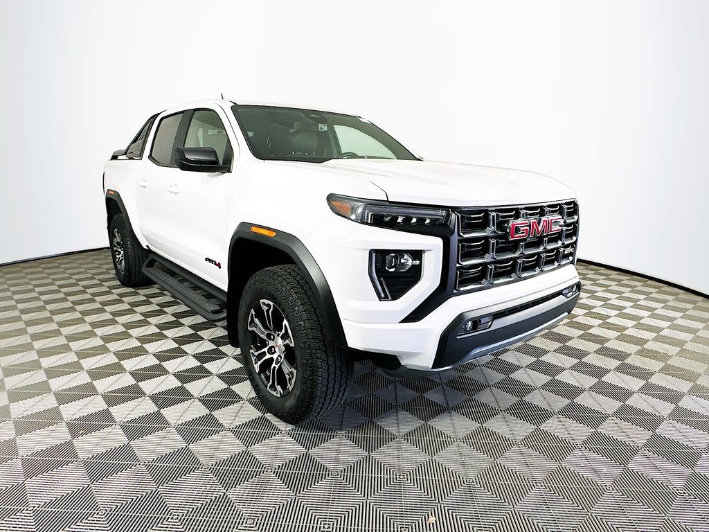White 2025 GMC Canyon Pickup Truck Four-Wheel Drive 8-Speed Automatic