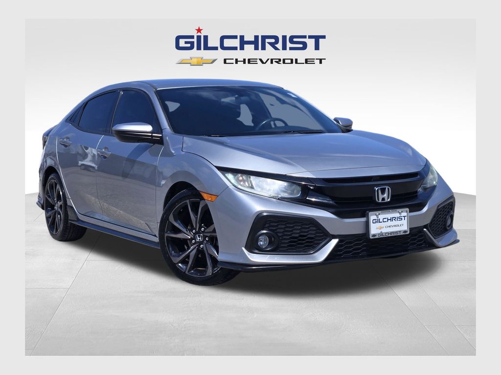 Lunar Silver Metallic 2018 Honda Civic Hatchback Sport FWD Hatchback Front-Wheel Drive Continuously Variable Transmission