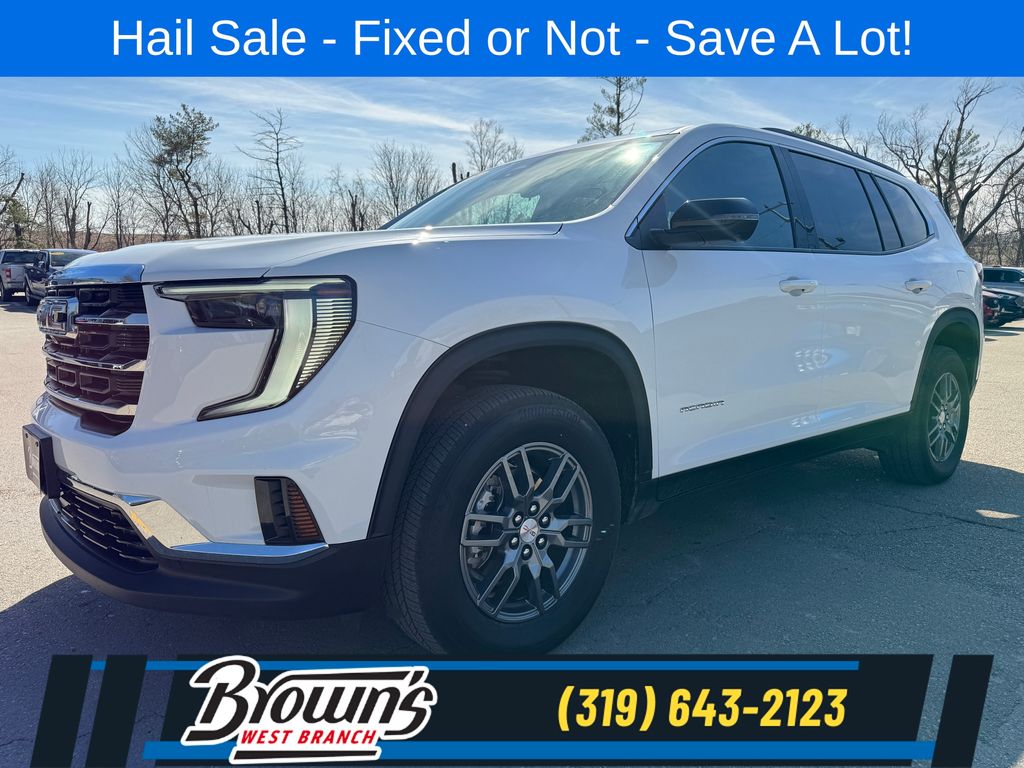 Summit White 2025 GMC Acadia Elevation AWD SUV / Crossover Four-Wheel Drive 8-Speed Automatic