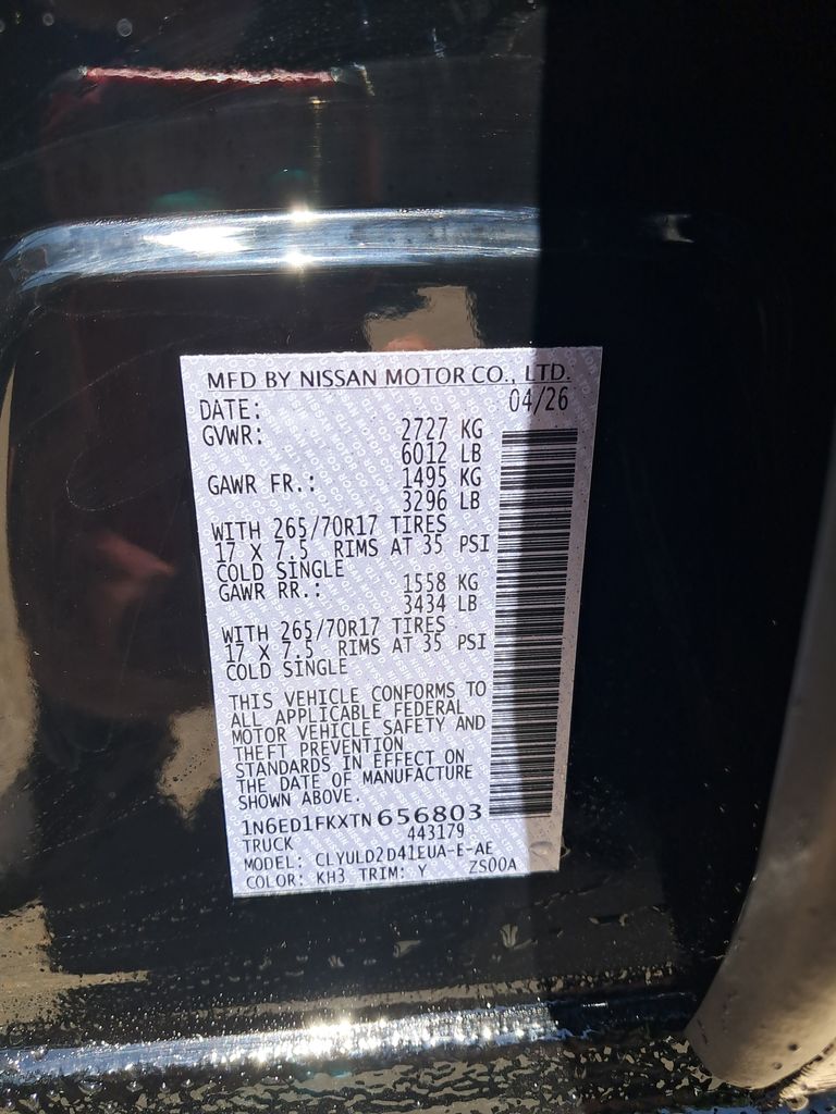 2026 Nissan Frontier PRO-4X Black at South Hills Kia