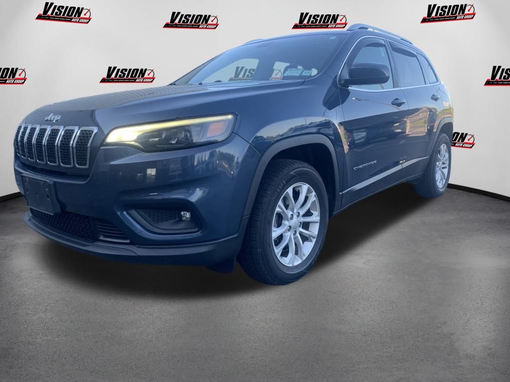 Blue Shade Pearlcoat 2019 Jeep Cherokee SUV / Crossover Four-Wheel Drive 9-Speed Automatic