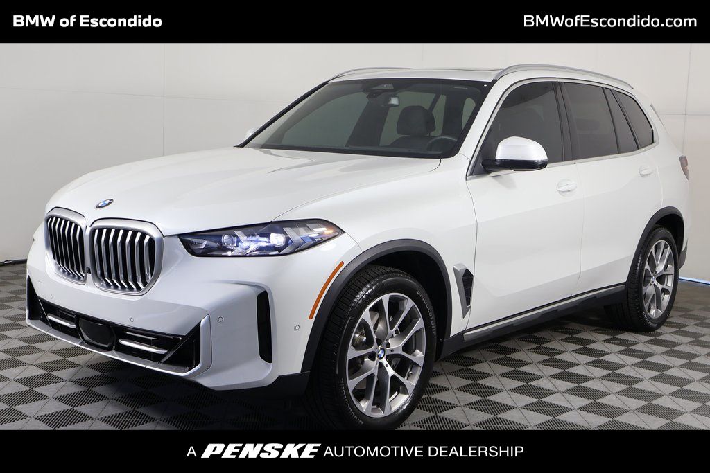 White Metallic 2024 BMW X5 xDrive40i AWD SUV / Crossover All-Wheel Drive 8-Speed Automatic