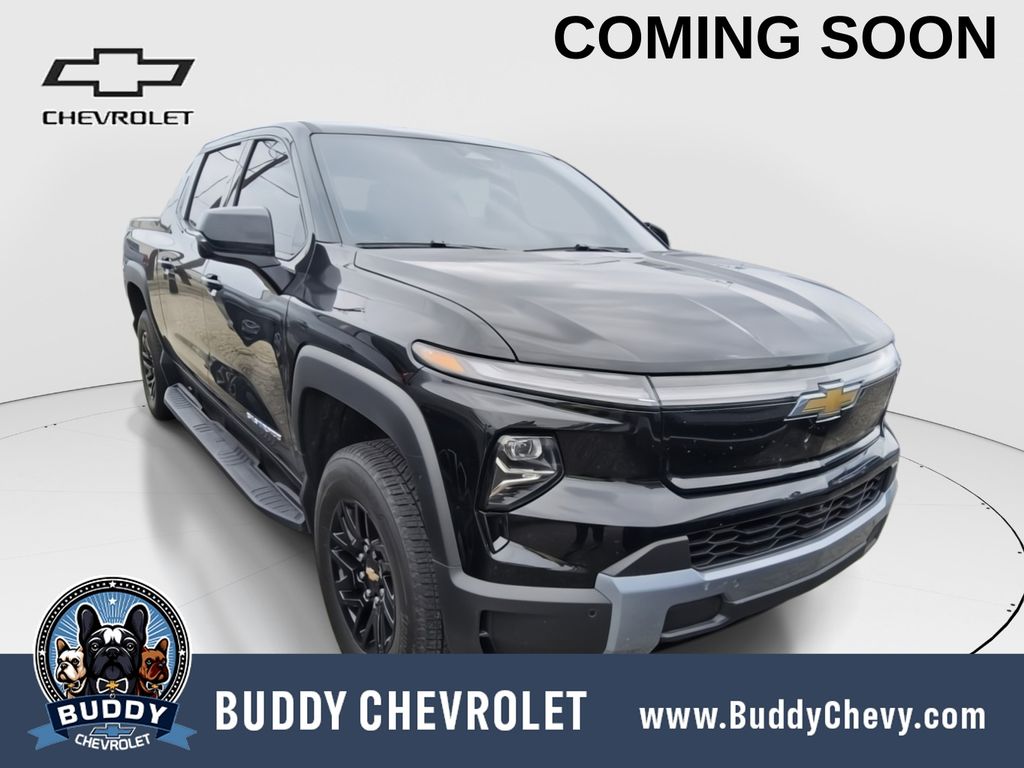 Black 2025 Chevrolet Silverado EV Pickup Truck All-Wheel Drive 1-Speed Automatic