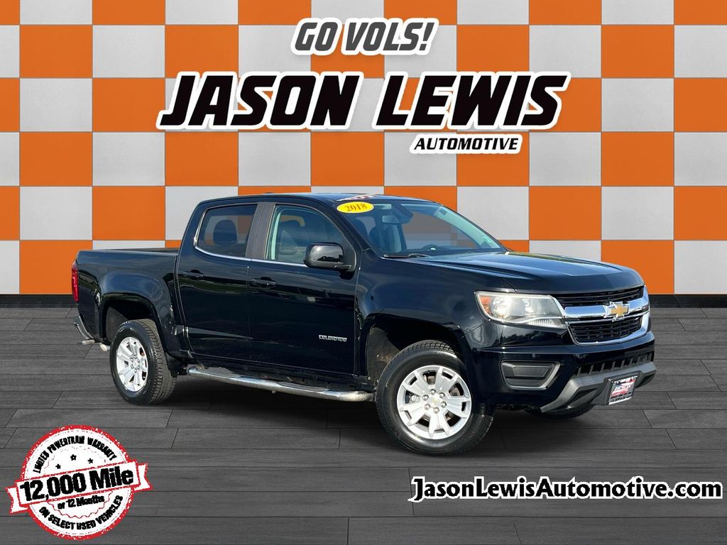 Black 2018 Chevrolet Colorado Pickup Truck Four-Wheel Drive 8-Speed Automatic