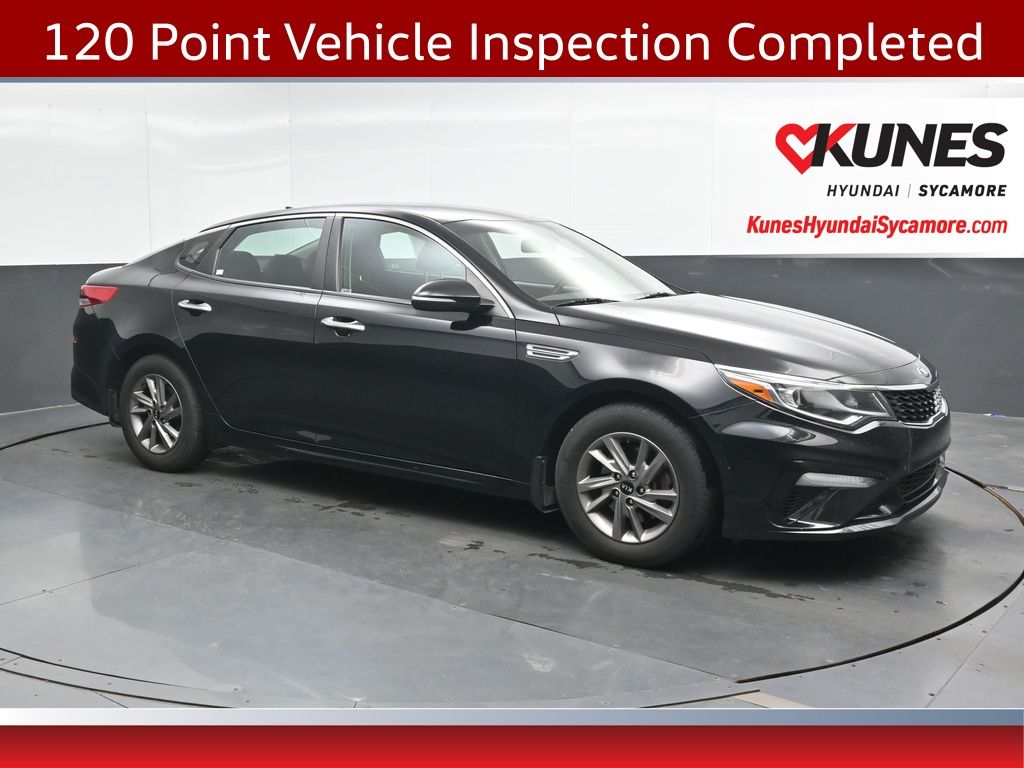 Ebony Black 2020 Kia Optima Sedan Front-Wheel Drive 6-Speed Automatic