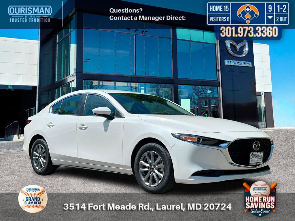 Snowflake White Pearl 2026 Mazda MAZDA3 2.5 S Sedan FWD Sedan Front-Wheel Drive 6-Speed Automatic