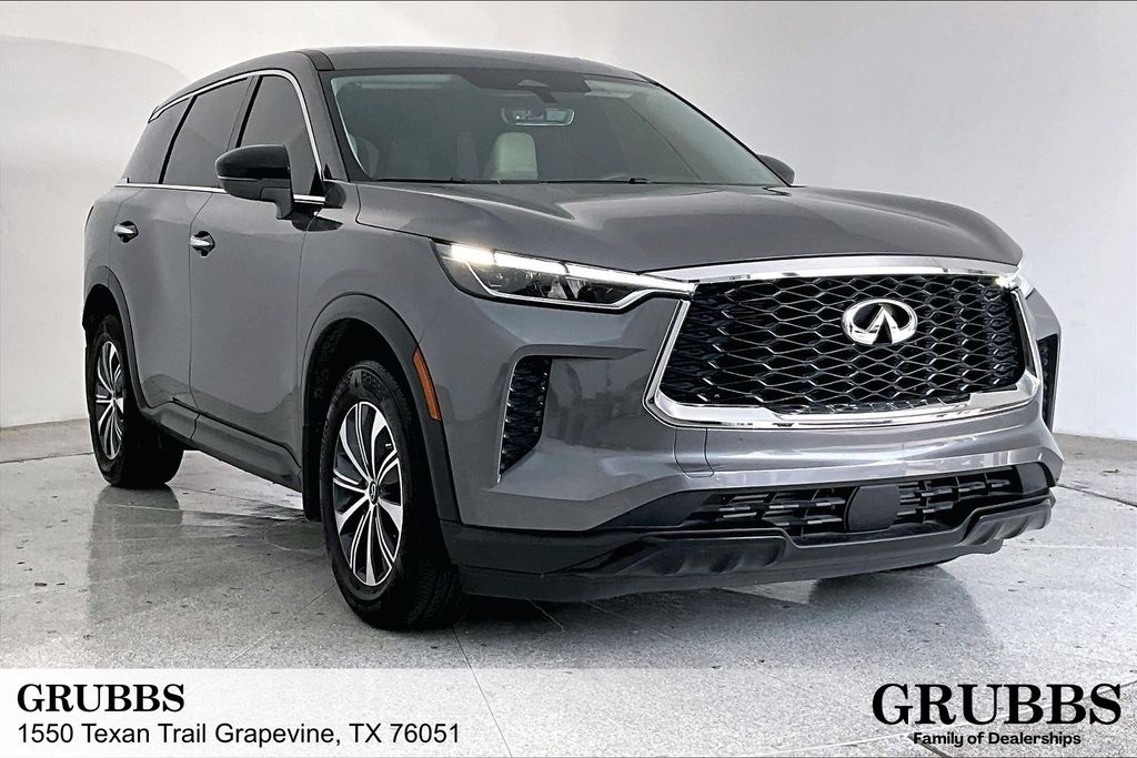 Gray (Graphite Shadow) 2025 INFINITI QX60 SUV / Crossover All-Wheel Drive 9-Speed Automatic