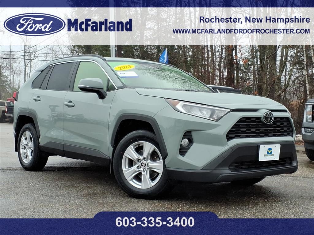 Gray 2021 Toyota RAV4 XLE AWD SUV / Crossover All-Wheel Drive 8-Speed Automatic