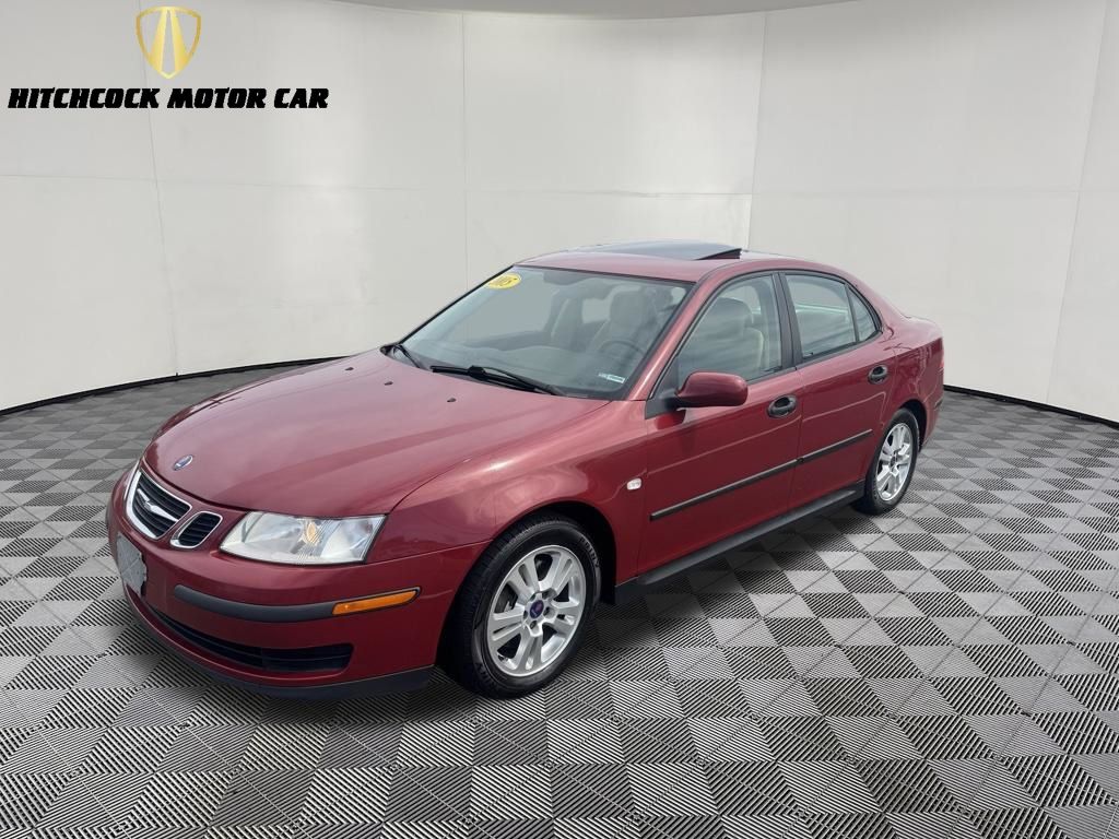 Red (Maroon) 2005 Saab 9-3 Sedan Front-Wheel Drive 5-Speed Automatic