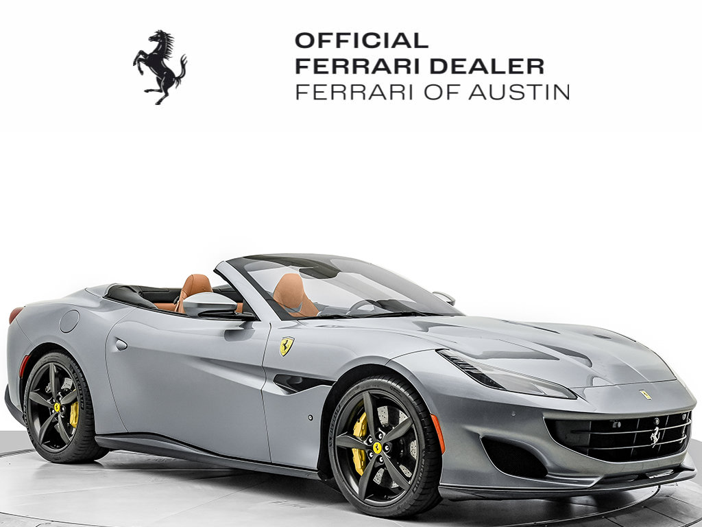 Silver 2019 Ferrari Portofino Convertible Rear-Wheel Drive 7-Speed Automatic