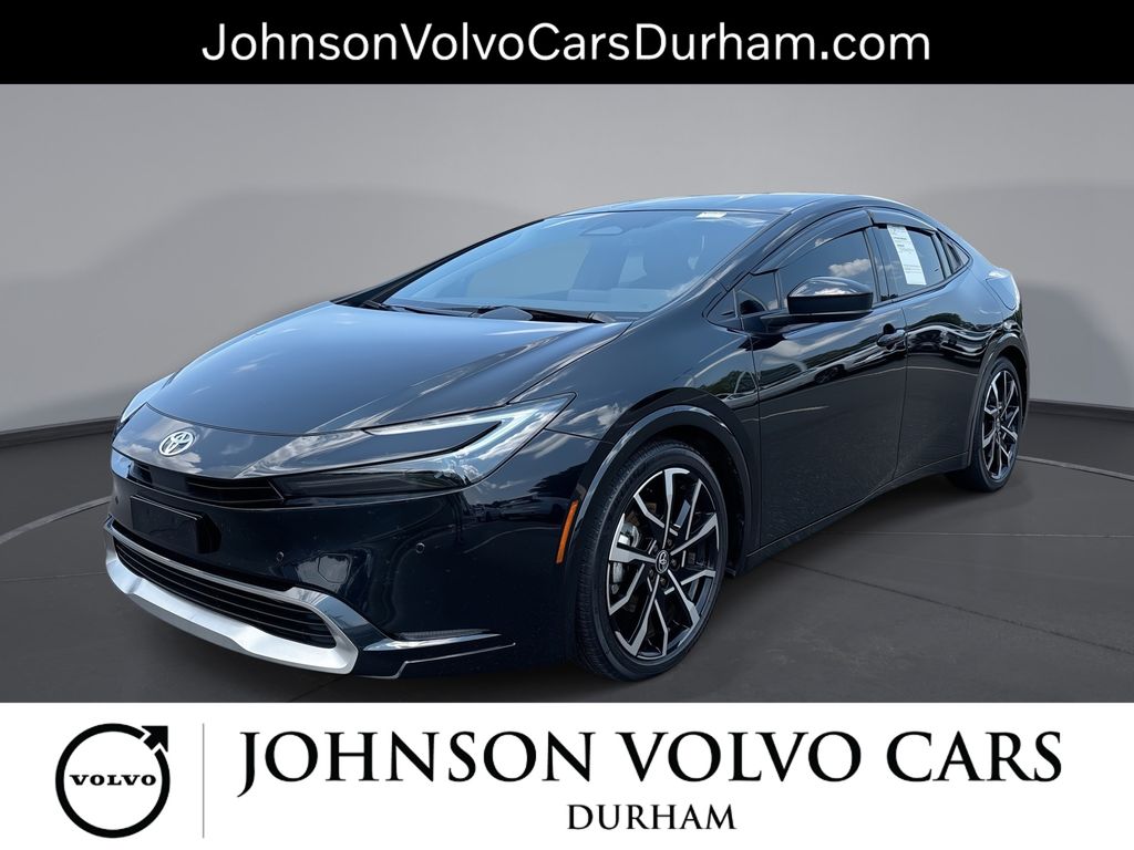Midnight Black Metallic 2025 Toyota Prius Plug-In Hybrid Hatchback Front-Wheel Drive Continuously Variable Transmission