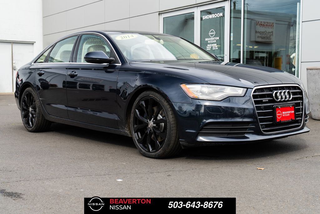 Moonlight Blue 2014 Audi A6 3.0 TDI quattro Premium Plus Sedan AWD Sedan All-Wheel Drive 8-Speed Automatic