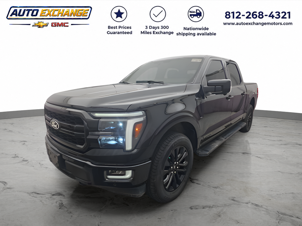 Agate Black Metallic 2024 Ford F-150 Pickup Truck Four-Wheel Drive Automatic